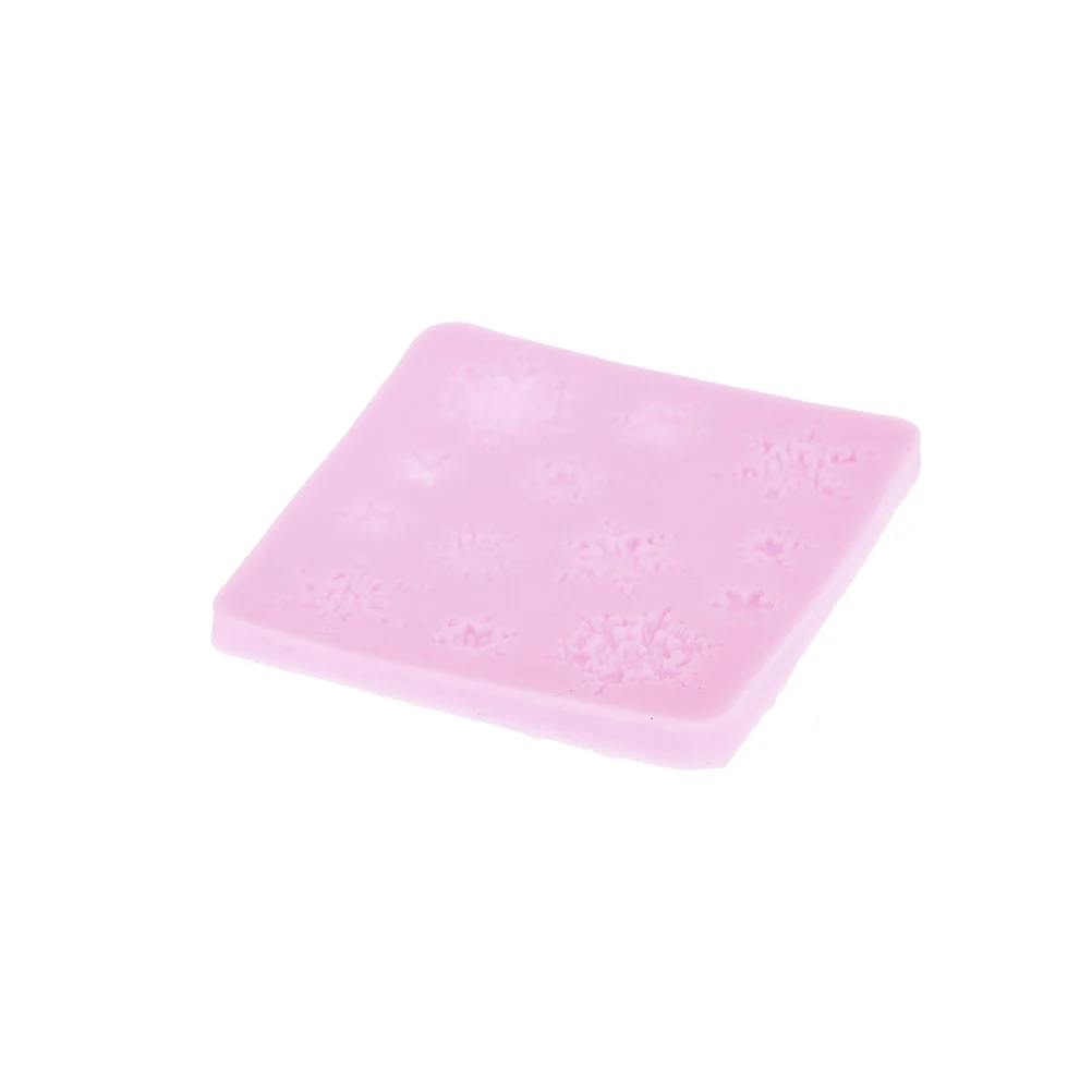 1 шт. украшения для торта с сахаром форма снежной помады Рождественский зимний