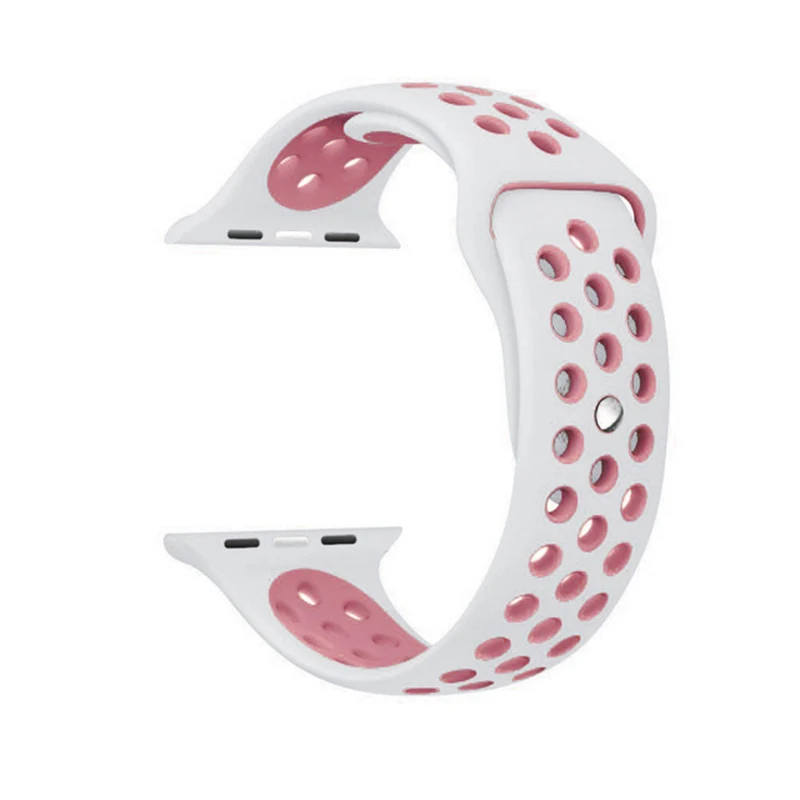 2019 BUMVOR ремешок для часов Lemse Sport 44/40 мм силиконовый спортивный Apple Watch Nike 42/38 iwatch Series1