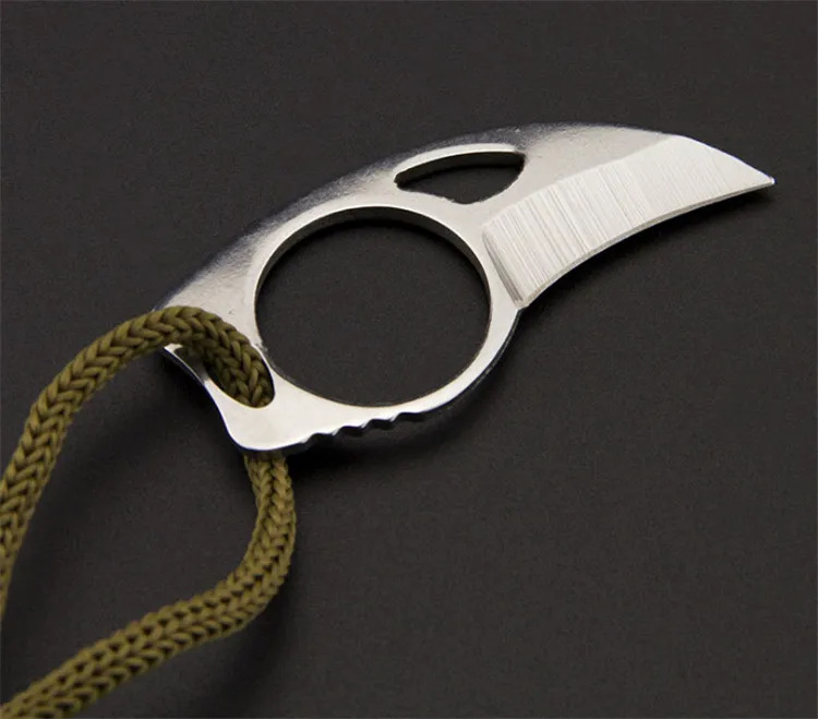 50 шт./лот Портативный Спасательный мини-нож MC маленький нож-коготь с ремешком