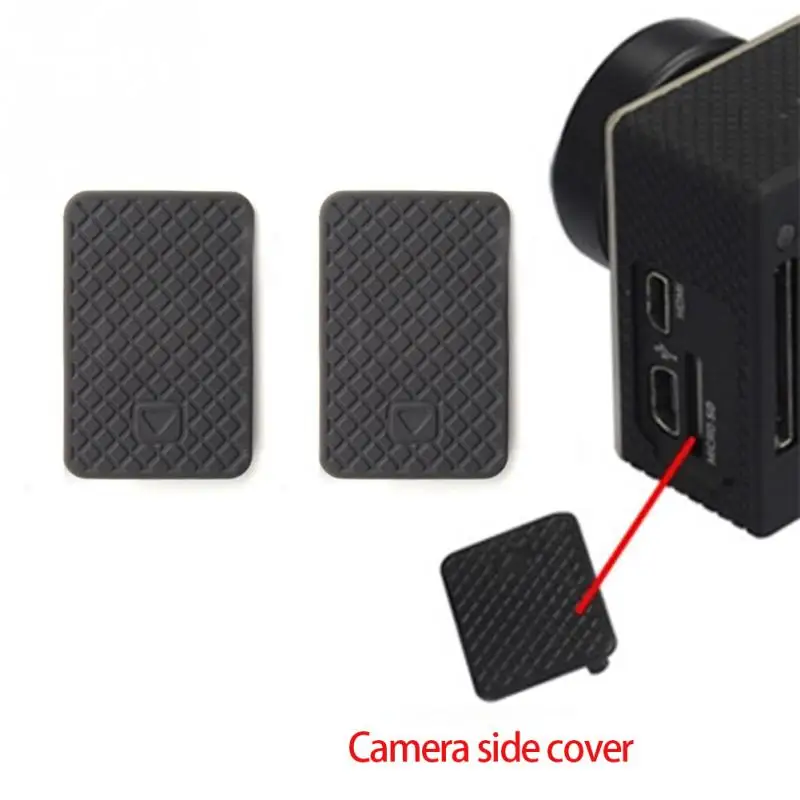 2 шт./лот GoPro Mini USB Боковая дверь защитная крышка Замена для Hero 4 3 + спортивные