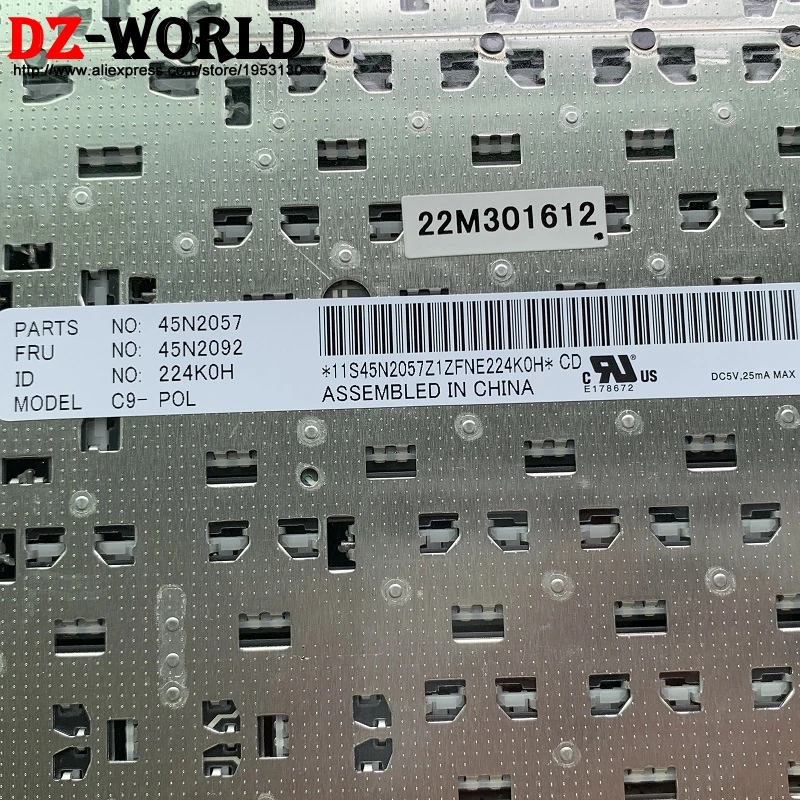 Новая Оригинальная польская Клавиатура Teclado для Lenovo Thinkpad T410 T410S T420 T420S X220 X220i T510 T520