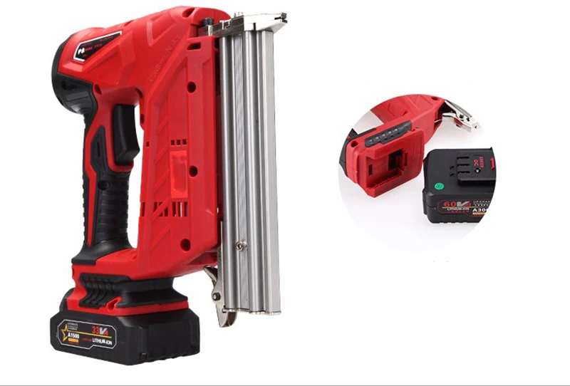 Беспроводной пистолет для ногтей Bdwtech 20 в беспроводной f30 1022 422 с батареей 2 0