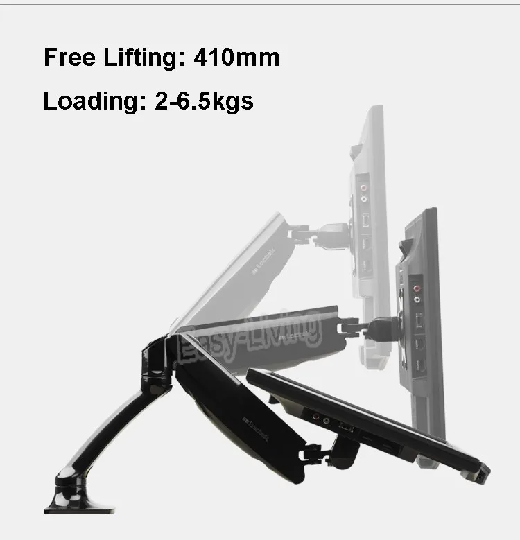 Настольный держатель для ЖК-монитора Loctek DLB502 поворотный кронштейн крепления на