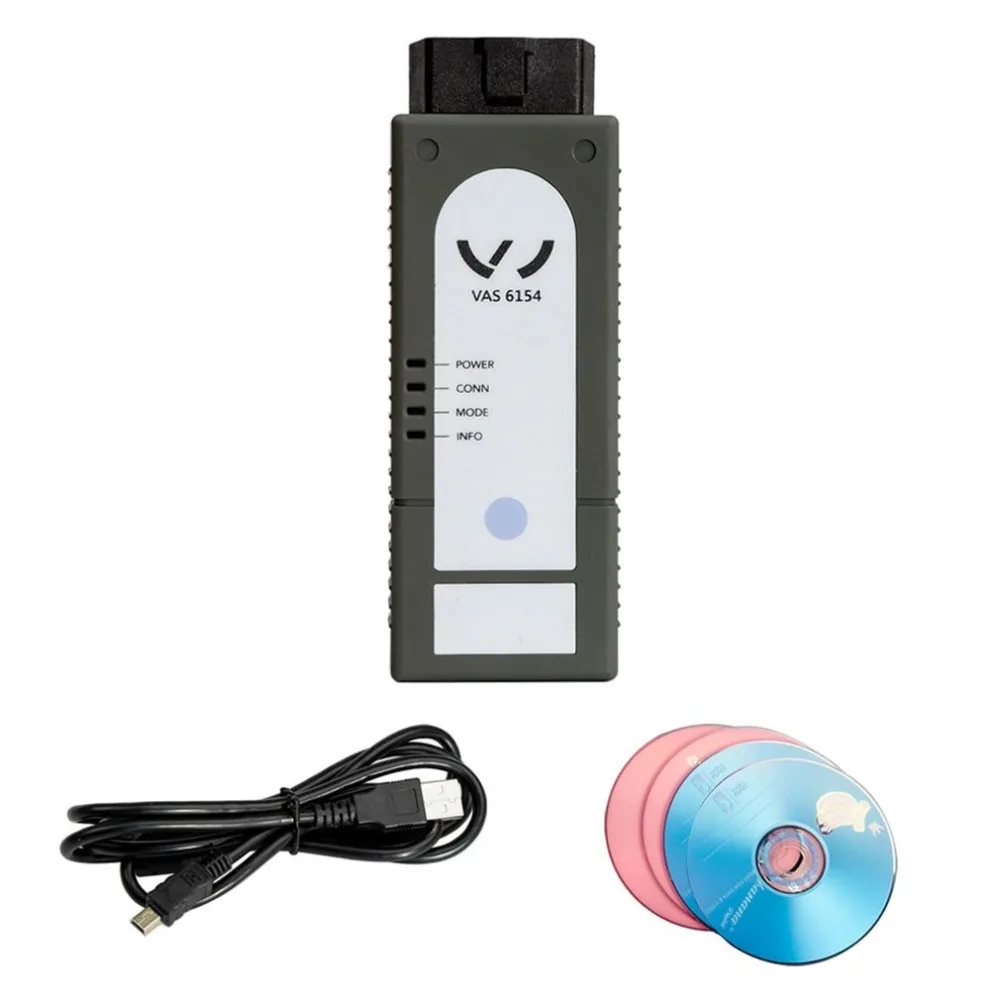 Новые VAS6154 ODIS V4.13 UDS WI FI полный чип автомобилей OBDII диагностический сканер