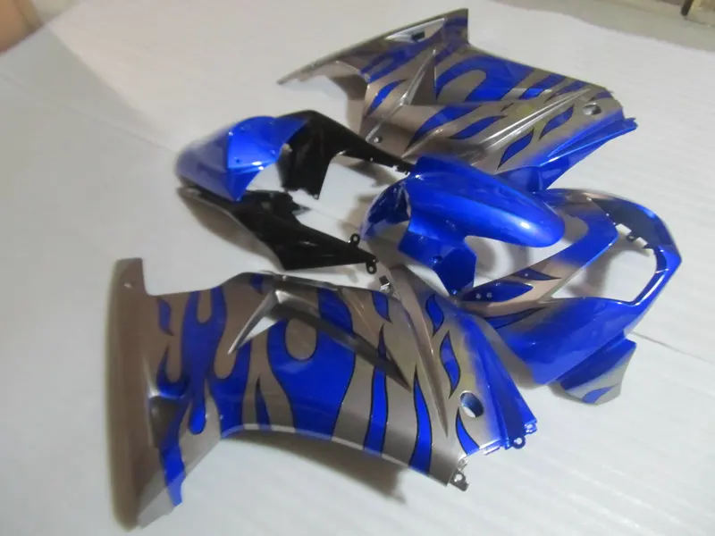 Обтекатель для Кавасаки ниндзи ZX250R 08 09 10 12 EX250 ZX 250R 2008 2010 2012 ABS серый синий