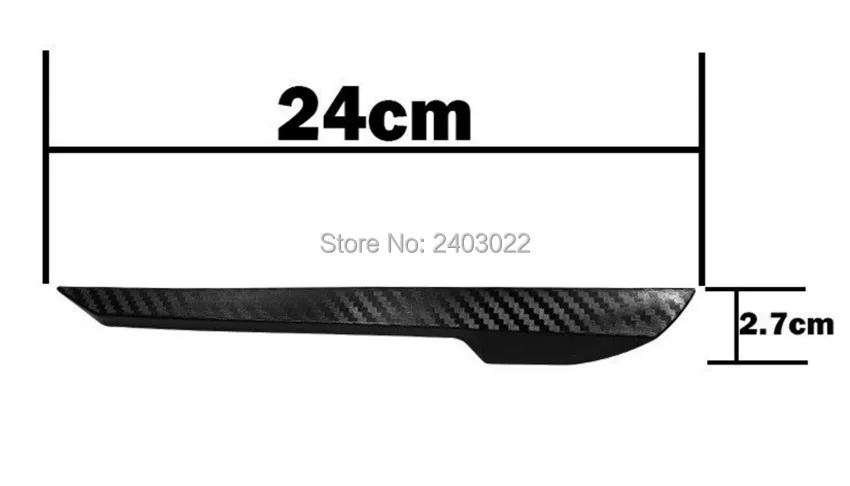Carbon Fiber Look Front Bumper Fender Door Anti Scratch Protector Strip Guard | Автомобили и мотоциклы