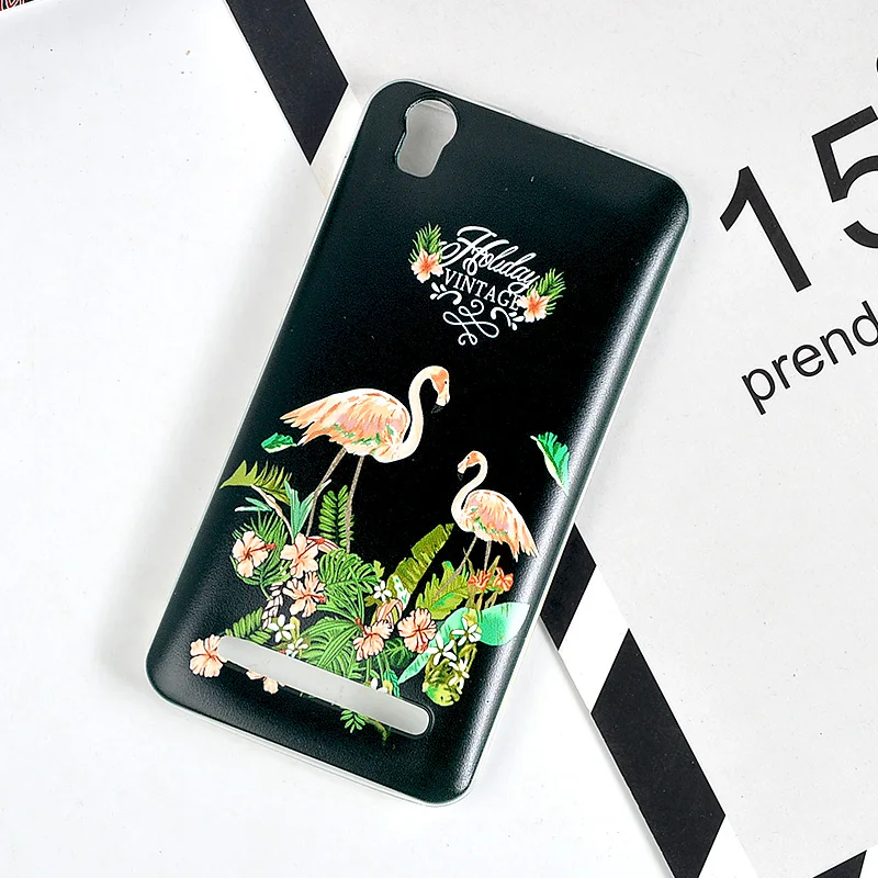 Soft Silicone Case For Fly FS509 Nimbus 9 Pattern Floral Wolf Flamingo Cute Animails Cover 5.0&quot TPU |