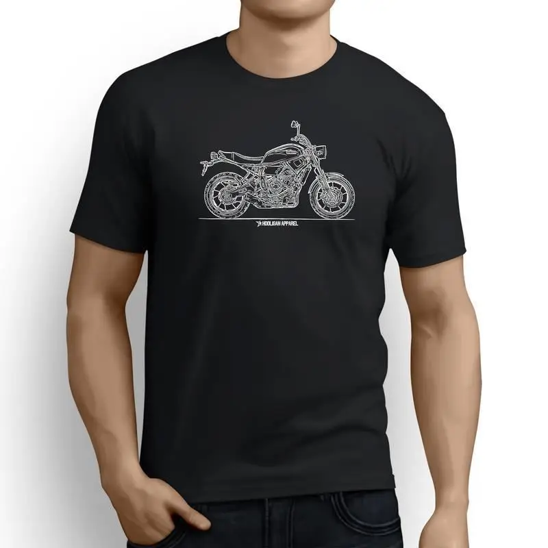 

Newest 2019 Fashion 100% Cotton Short Sleeve O-Neck Japanese Motorcycle Fans Xsr700 2016 Inspired Motorcycle skull T Shirt