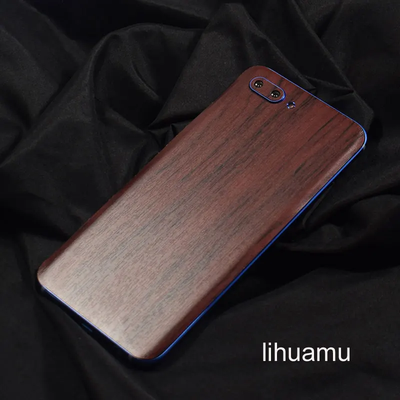 2018 New Wood Grain Back Sticker Film Protective Phone Wrap Skins Paste Membrane for Huawei Honor 10 |