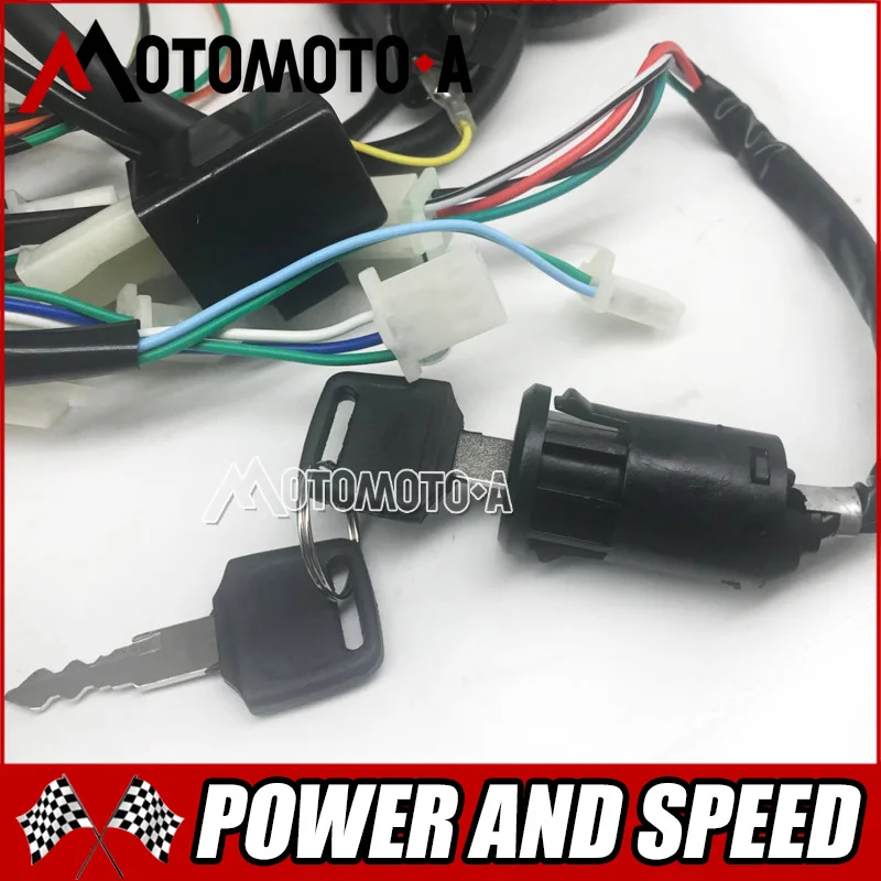 ZONGSHEN LONCIN LIFAN 150cc 200cc 250cc ATV GY6 150cc 200cc Quad электрика штук Fil кабель CDI Bobine Dallumage Compter Redre