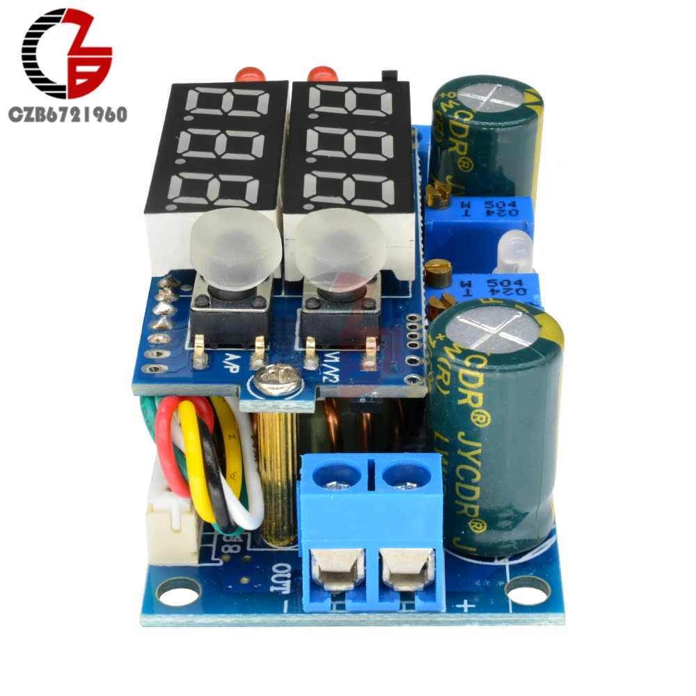 Цифровой контроллер солнечной панели DC 6-36V 5A MPPT светодиодный 12V 24V модуль питания