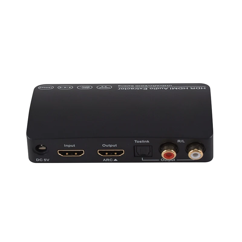 18 Гбит/с 4k HDMI переключатель Разделитель с Toslink аналоговый аудио экстрактор