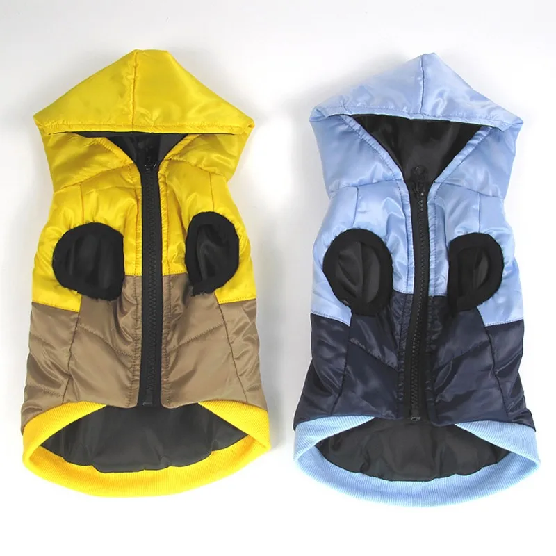 Новинка 2018 водонепроницаемая одежда для собак зимнее пальто уличная куртка с
