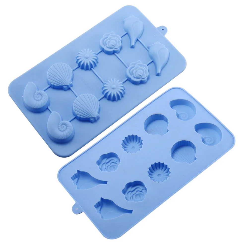 Silicone Mold Sea Shell Conch DIY Soap Mould Form Baking Fondant Cake Decorating Tools Design Sugarcraft For Kitchen | Дом и сад