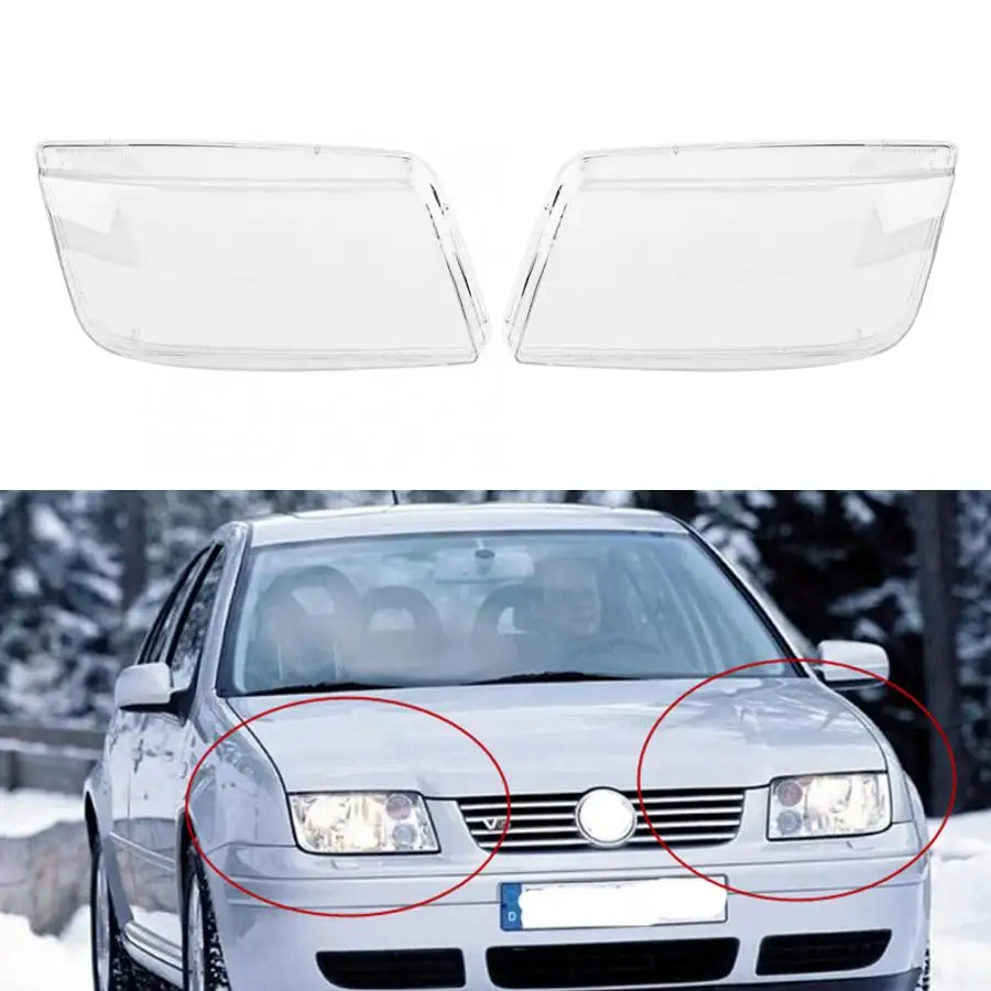 

1 пара, прозрачная крышка для фары головного света MK4 Bora 1998-2004