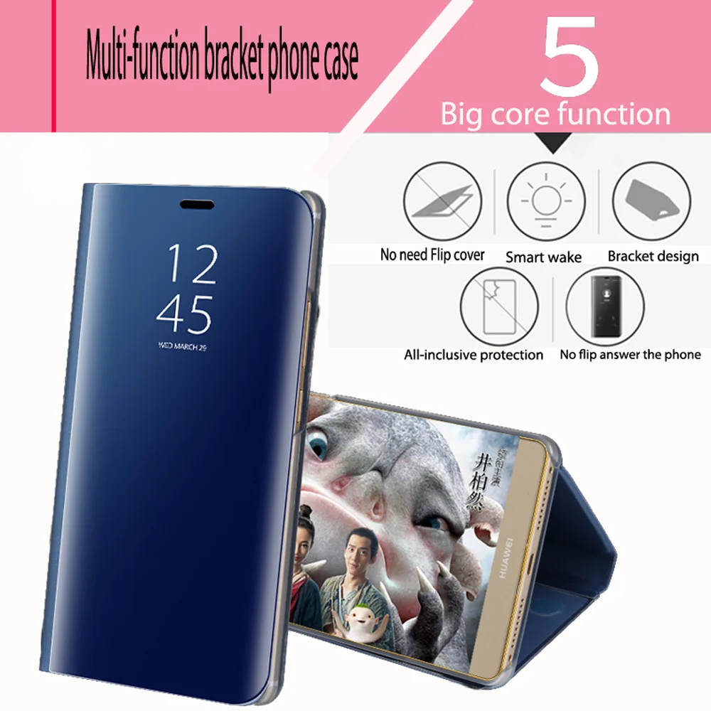 Hanman HD Зеркало чехол для телефона huawei mate 10 lite многофункциональный кронштейн Nova 2i
