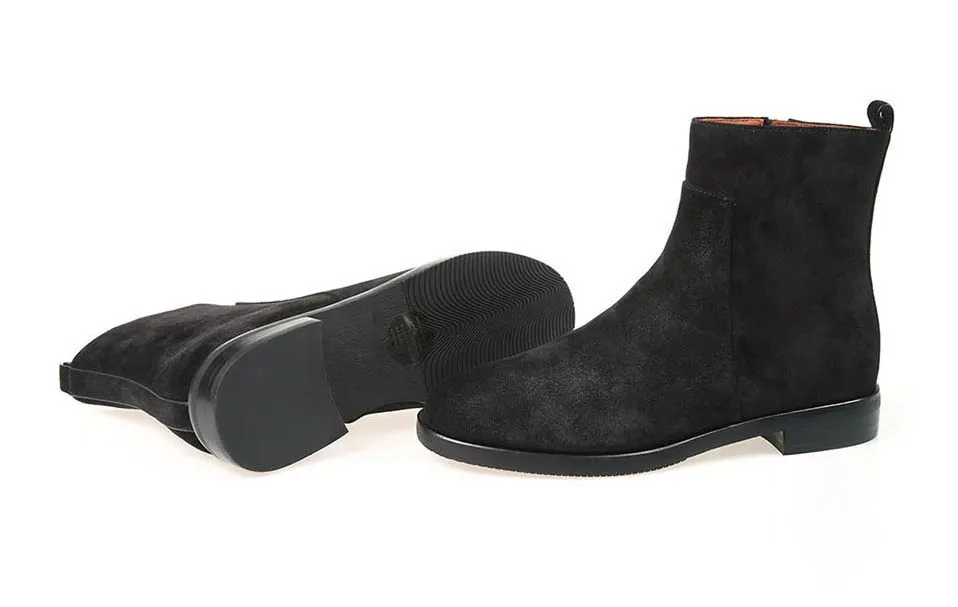 Непроницаемые Винтажные ботинки Martin из искусственной кожи; botas media pantorrilla encaje hasta mediados tacones botas DE montar mas zapatos