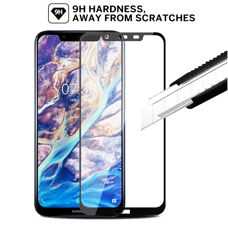 9D защитный Стекло на для Nokia X6 закаленное X7 X5 6X 7X 5X X 6 7 5 чехол телефона полное