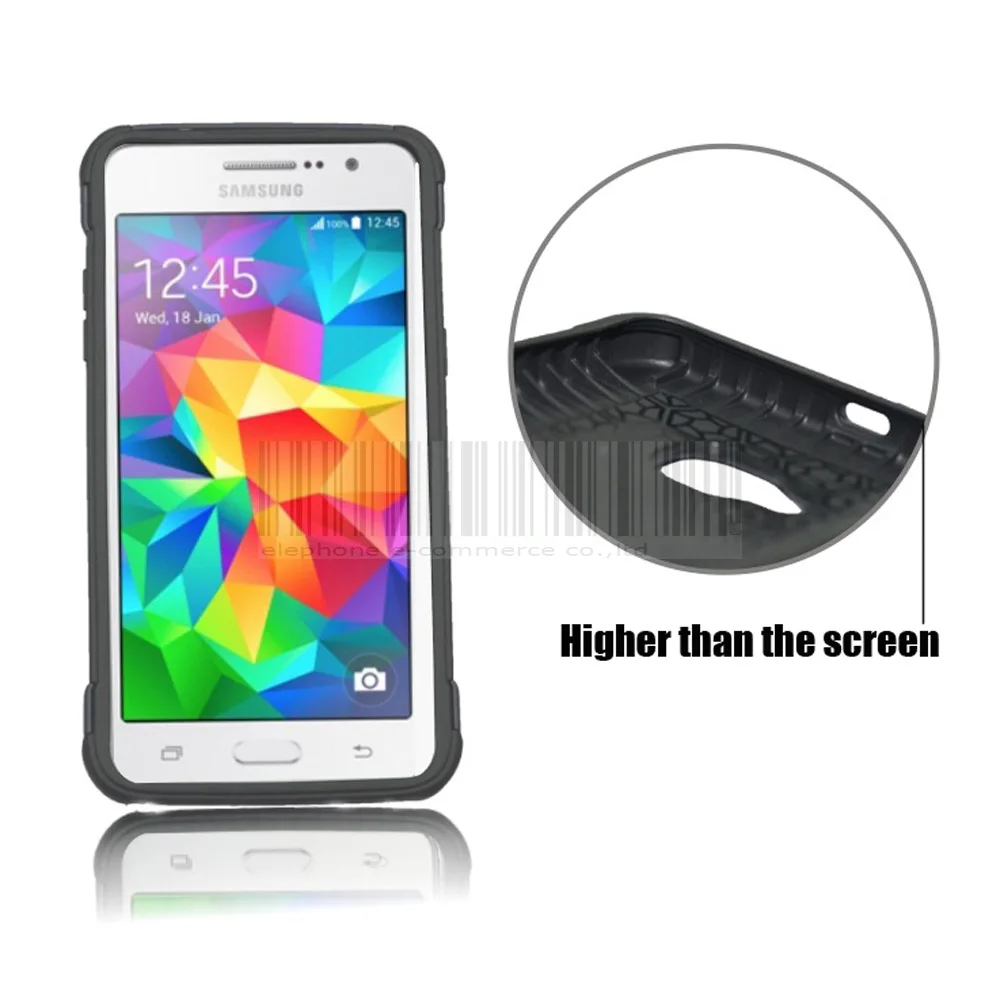 Heavy Duty Camo Camouflage Hard Hybrid Rugged Case Cover For Samsung Galaxy Grand Prime G530 G530H/Grand Plus G532F |