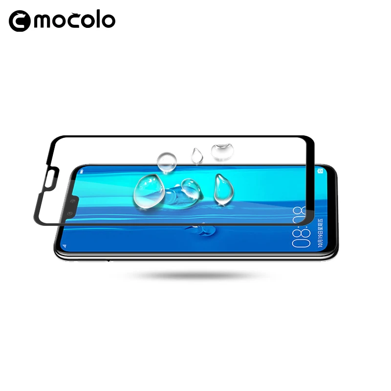 Для Huawei Y9 2019 защита для экрана Mocolo полное покрытие склеенное Закаленное стекло