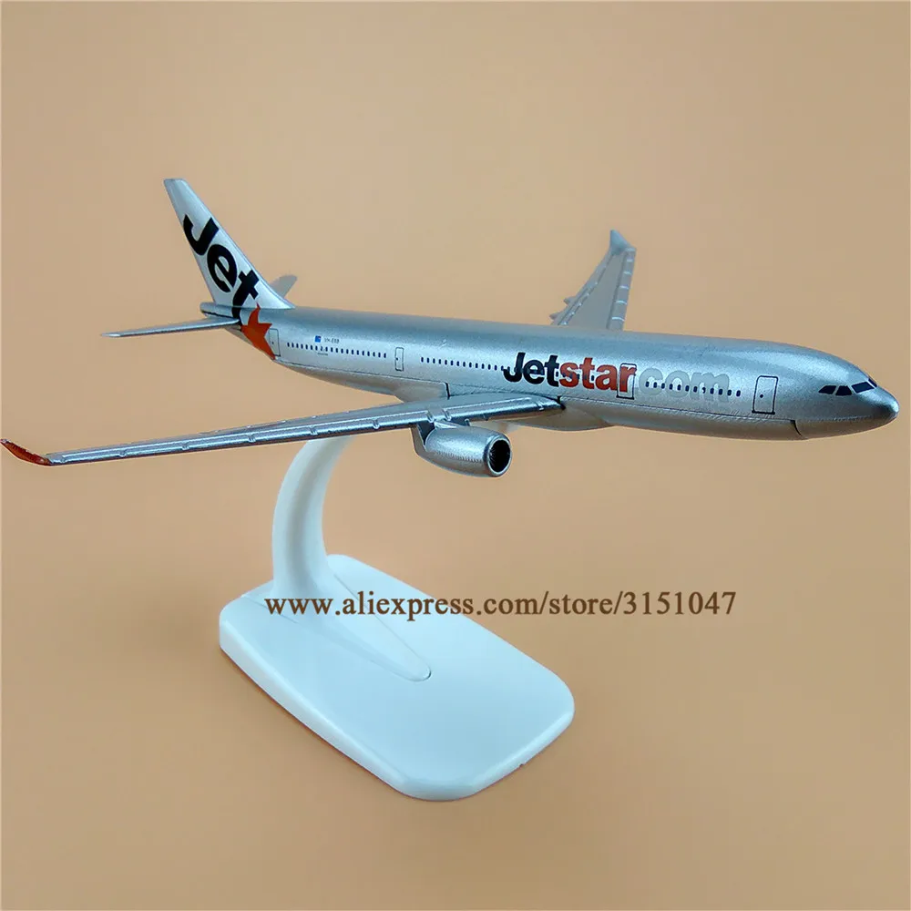 Модель самолета из металлического сплава Jet Air Jetstar A330 авиакомпании модель