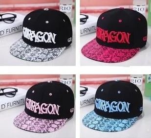 5 pcs/lot New arrival 4 colors BSX GD same paragraph snakeskin Baseball cap Hip hop hat Flat along the with free shipping|hat skull cap|hat holderhat