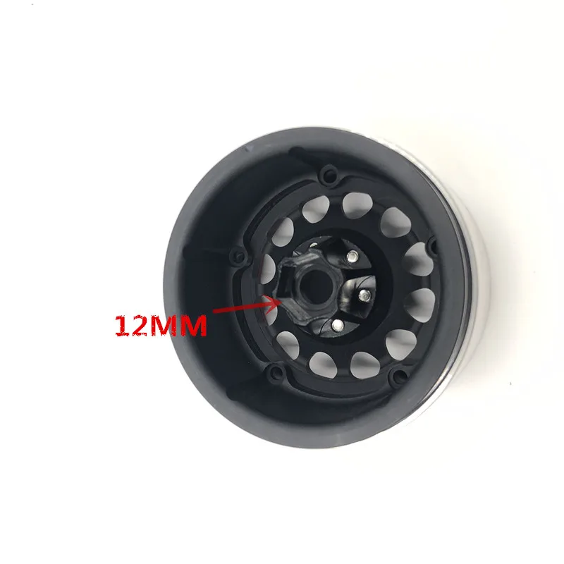 4 шт. колесные диски из алюминиевого сплава 2 дюйма для 1/10 RC Rock Crawler Axial SCX10 RR10 Wraith 90056