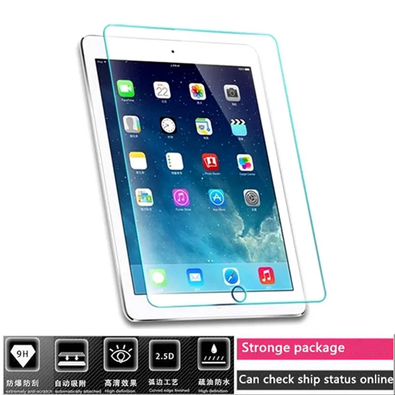 Можно отслеживать онлайн 0 3 мм 9H premium 2.5D изогнутая Защитная пленка для apple ipad air 1 2