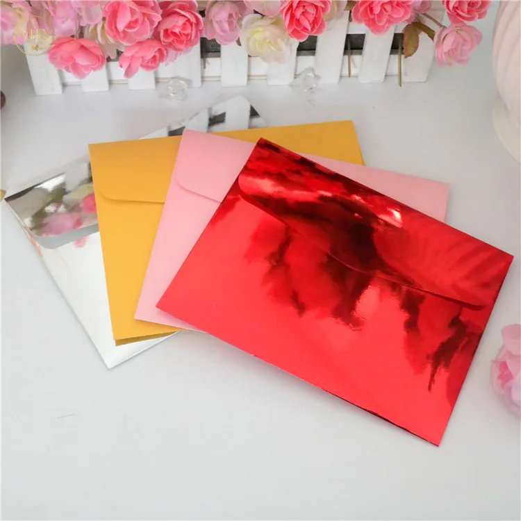

50pcs Wedding invitations envelope laser cut paper rectangle pocket envelope