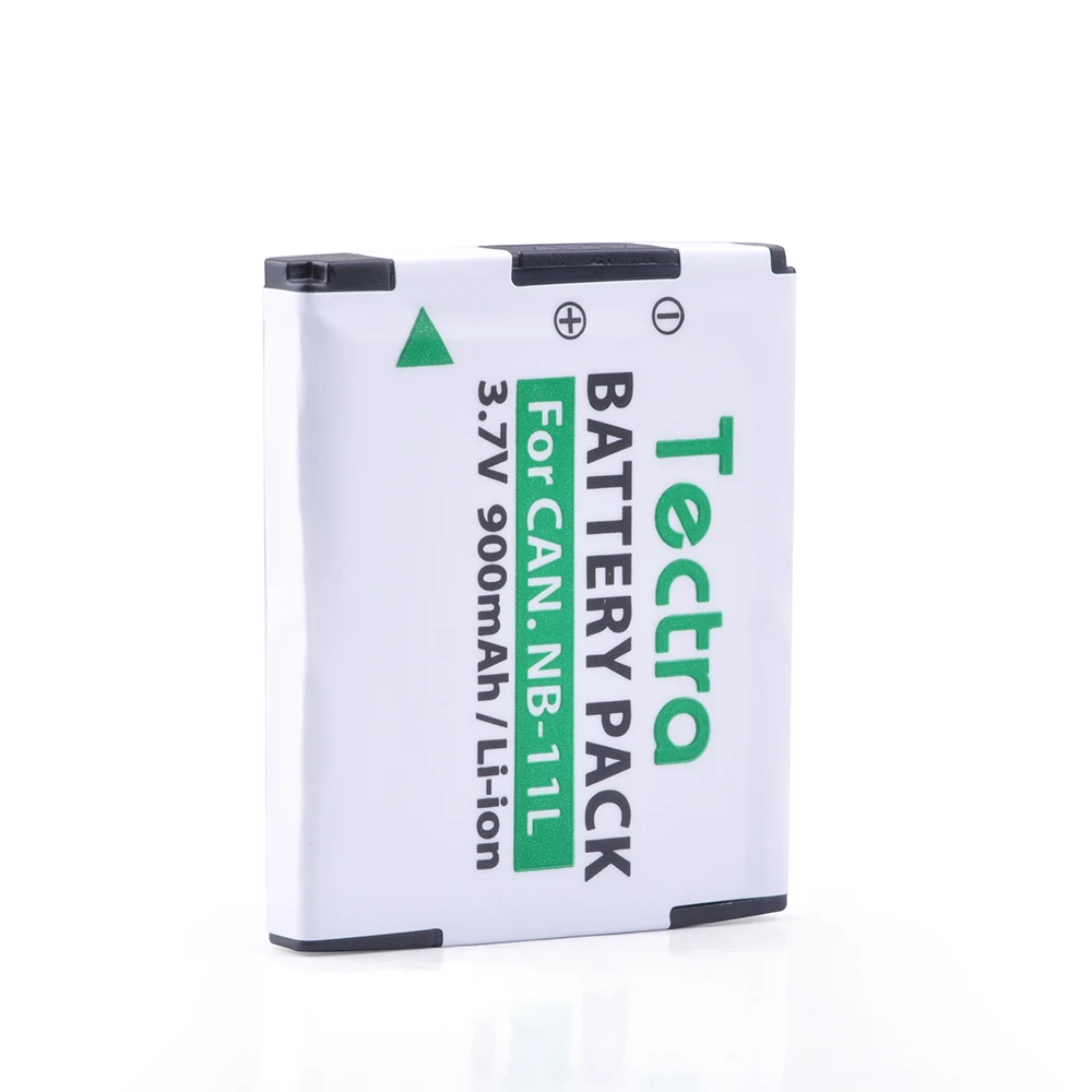 Tectra (2 упаковки) NB-11L NB11L батарея для камеры + Цифровое зарядное устройство Canon A2600