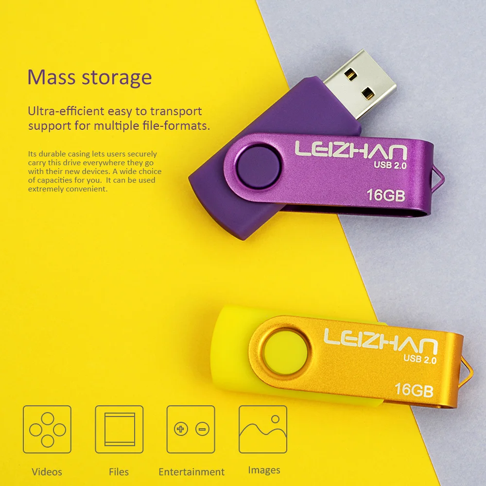 

2018 Real Capacity Flash Drive Pendrive USB 64GB 32GB 16GB 8GB 4GB USB Memory Stick Pen Drive Computer U disk Laptop thumb drive