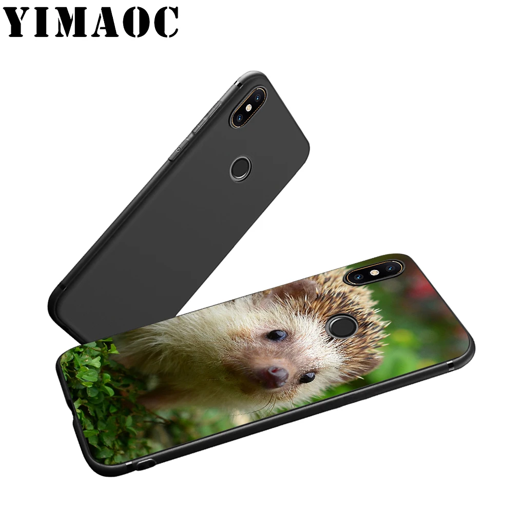 YIMAOC Ежик милый мягкий силиконовый чехол для Xiaomi Redmi Note 9 Mi 8 Se 7 6 6A A1 A2 4X 4A 5A 5 MAX 3 MiA1 |