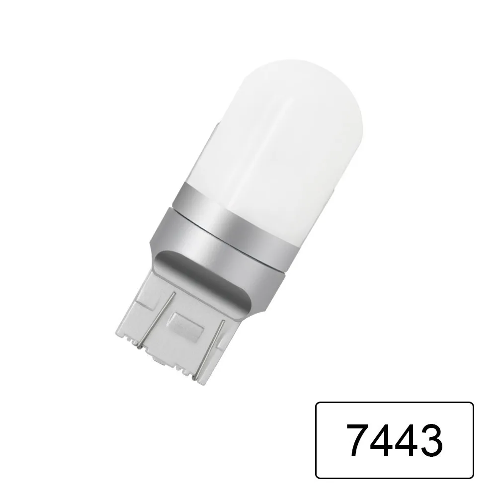 7443 2 шт. T20 W21W W21/5 Вт WY21W 7440 7443 светодиодный лампы T25 3157 3156 1156 1157 автомобильный тормоз обратного светильник 12V 24V лампы сигнала поворота - Испускаемый цвет: 7443