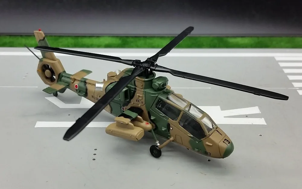 

rare Special Offer 1:100 Japan Self-Defense Force OH-1 Reconnaissance Helicopter Model simulation model Alloy Collection
