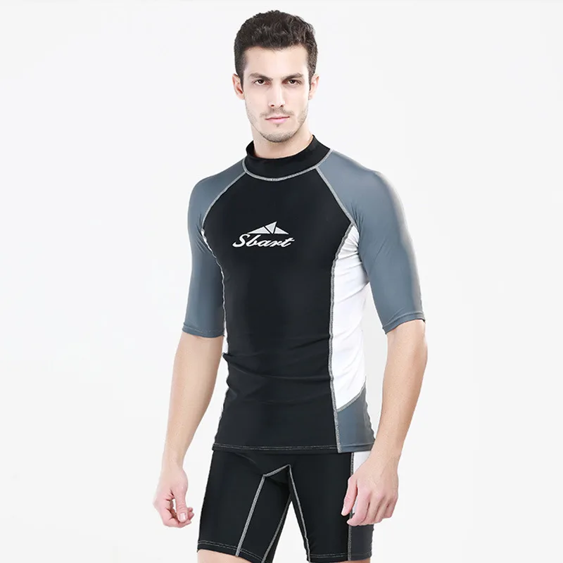 mens swim shirt and shorts