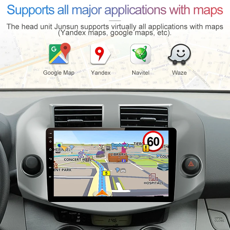 Junsun Штатное Головное устройство для Тойота рав4 2007 2008 2009 2010 GPS навигатор Android 8.1