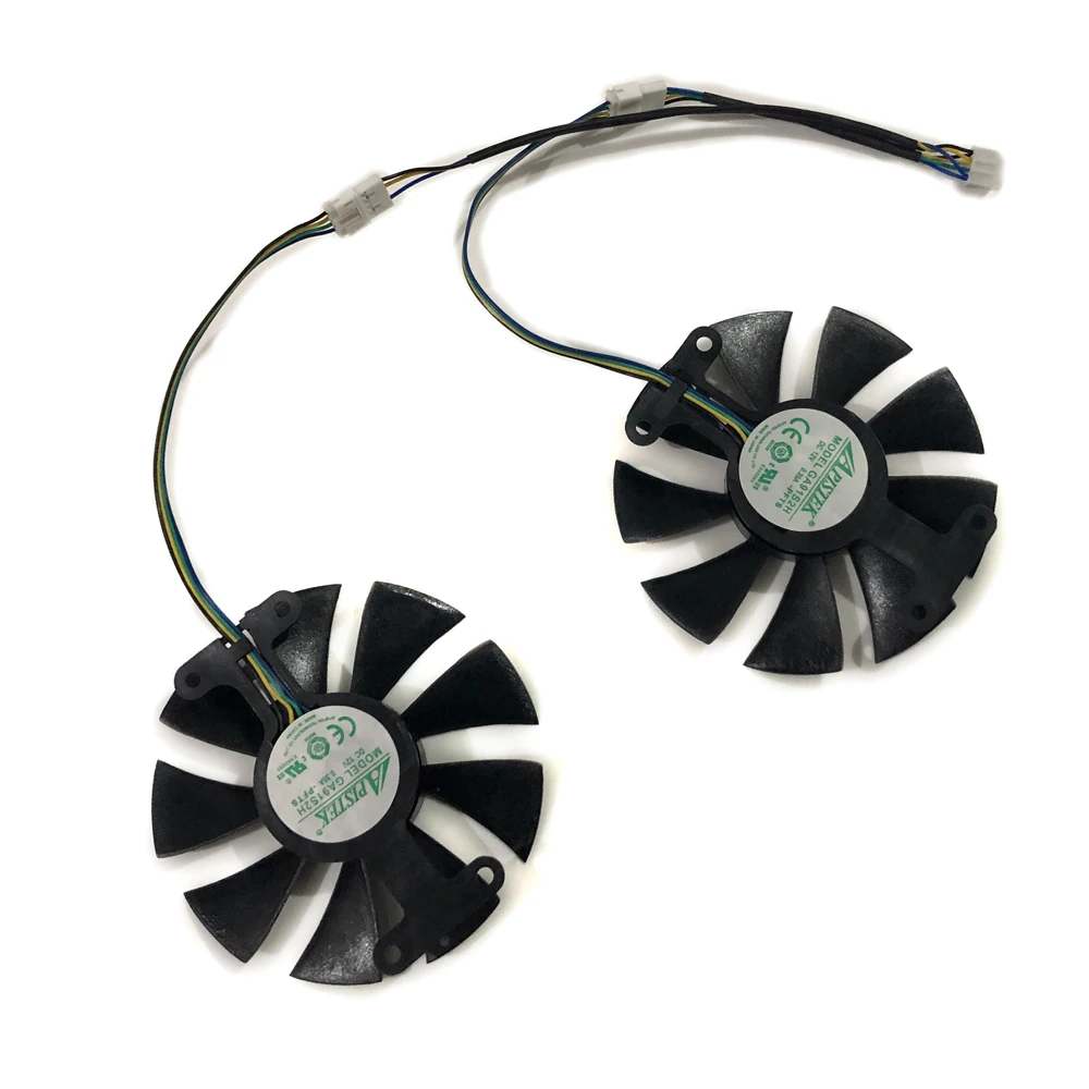 2 шт./компл. GTX 1060 GPU кулер VGA вентилятор для GALAXY GeForce GTX1060 с большим тигром общее