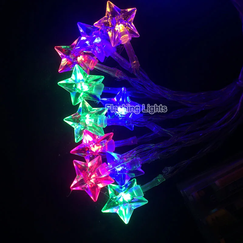 Гирлянда с пятиконечными звездами 8 м 50 светодиодов|christmas garland decoration|lighting weddingsfairy