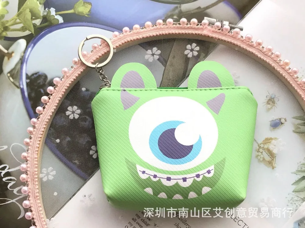 Disney с рисунком героев из мультфильмов сумка для хранения ключей монета кошелек