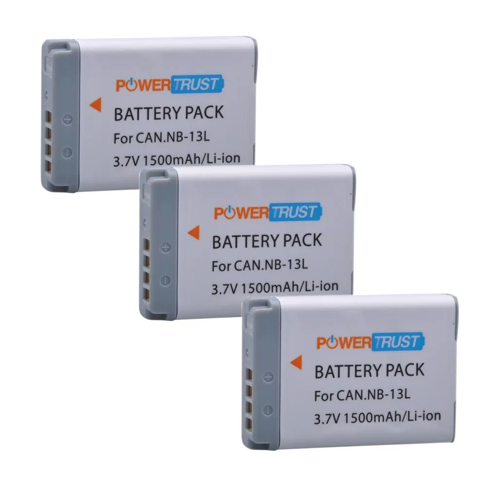 3PC 1 шт. 1500 мАч NB-13L NB 13L NB13L Аккумулятор для Canon PowerShot G5X G7X G9X G7 X Mark II G9 X, SX620 SX720 SX730 HS Цифровой Камеры - Цвет: 3PC