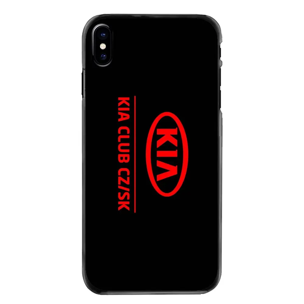 Логотип Kia корейский с изображением автомобиля бренды для Iphone 4 4s 5 5S 5C SE 6 S 7 8 плюс X