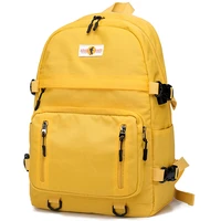 new design usb charging backpacks women school bag backpack for teenage girls mochila leisure travel daily bagpack female yellow