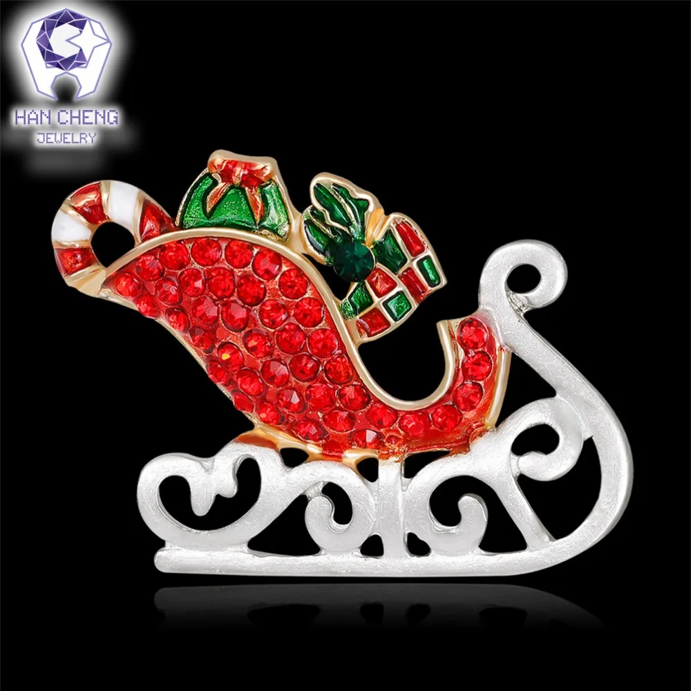 Han Cheng модные сани автомобильные глазурные золотые стразы драгоценный камень