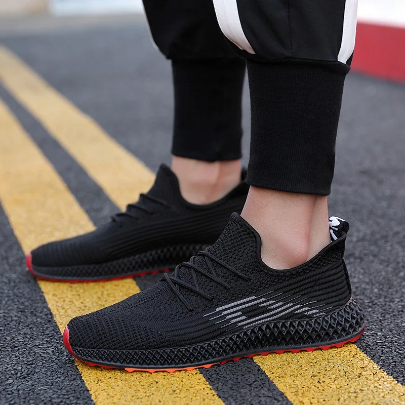 Мужская повседневная обувь Брендовые мужские кроссовки на плоской подошве
