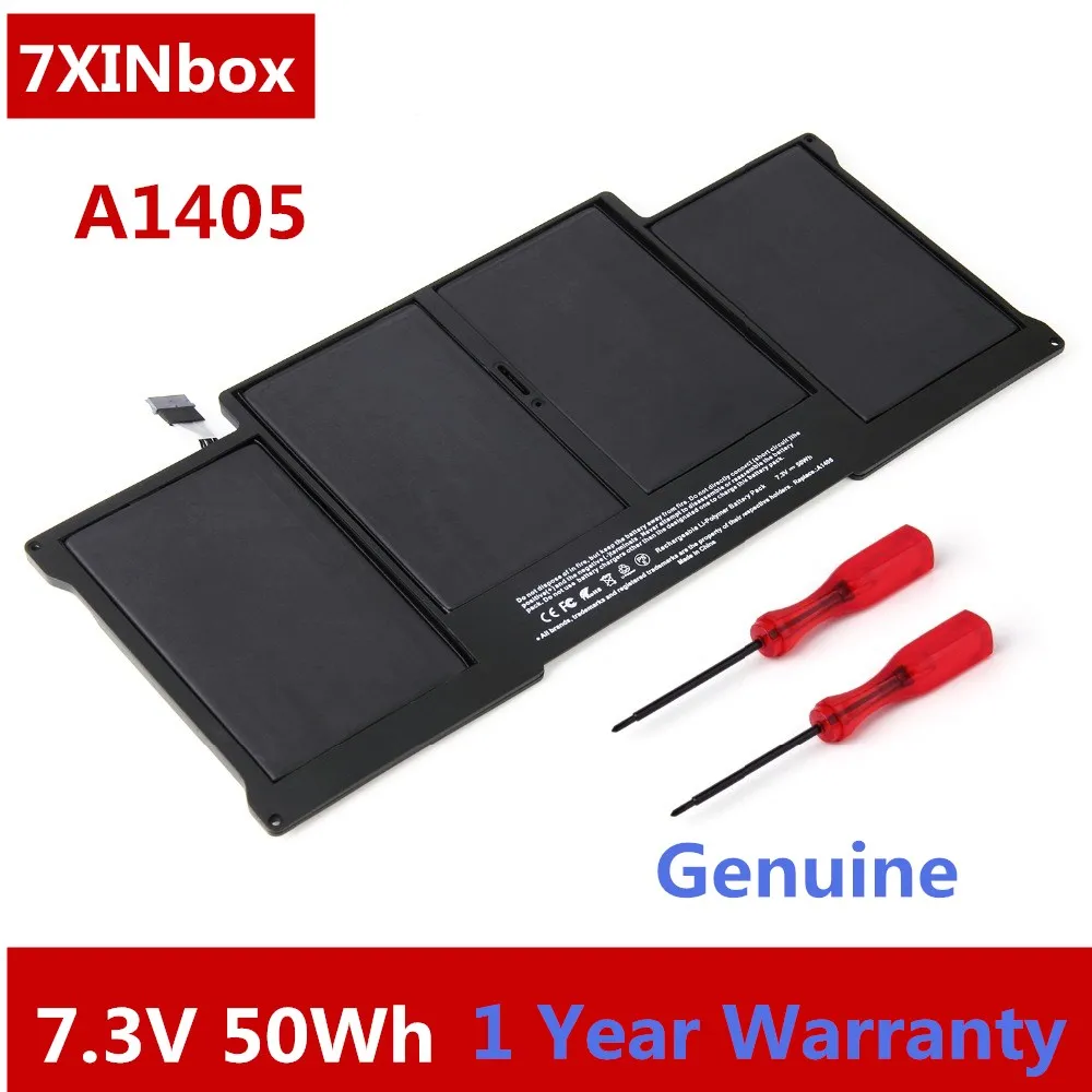 7XINbox 50Wh подлинный 7 3 V A1405 A1496 Аккумулятор для ноутбука Apple MacBook Air 13 &quotA1466 2012 год A1369