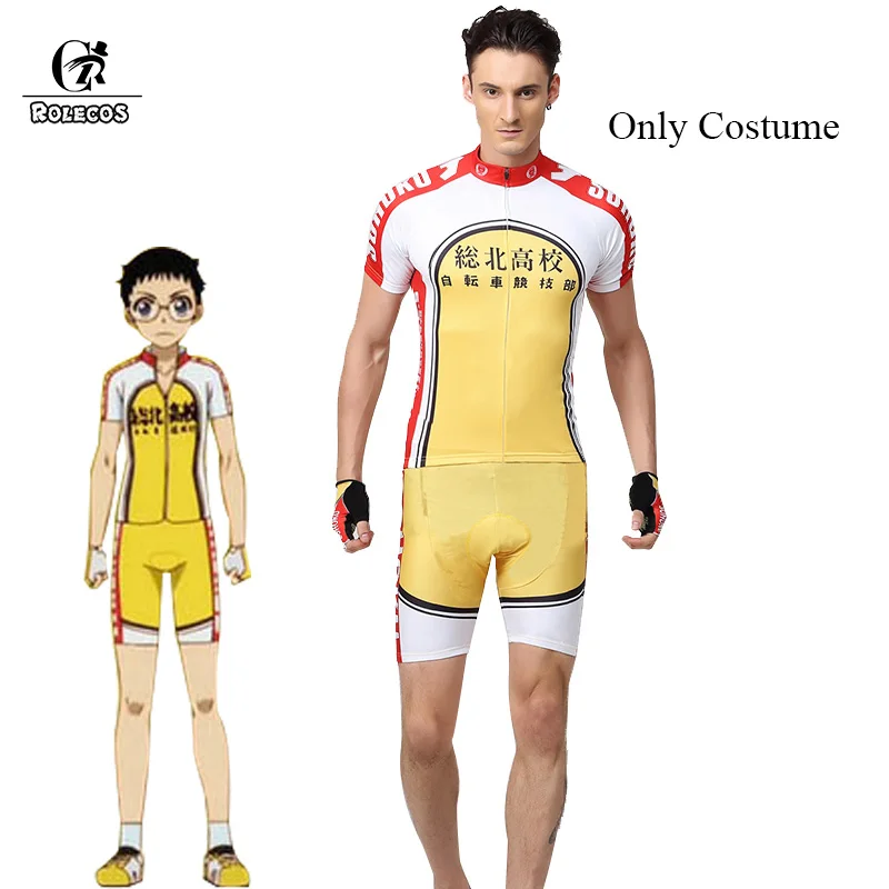ROLECOS Yowamushi pedal Косплей Костюм Onoda sakamichi Косплей спортивные костюмы комплект одежды для велоспорта Imaizumi Shunsuke Аниме Костюм - Цвет: B