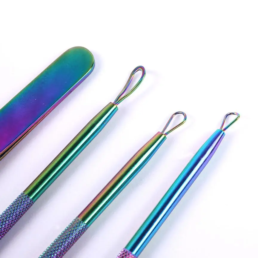4 шт./1 набор иглы для удаления чёрных точек и прыщей|needle acne|needle removerneedle blackhead |