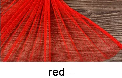 red Ширина 150 см маленькая звезда Мягкая ткань точка сетка ткань тюль юбка для DIY штора ручной работы одежда свадебное украшение P095 - Цвет: red