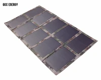 ggx energy diy portable folding 100w18v monocrystalline solar panel charger bag for laptop12v battery factory