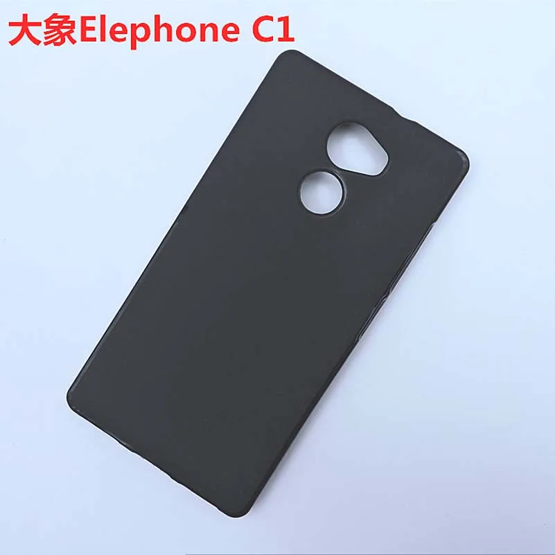 Черный прозрачный ТПУ чехол для телефона из натуральной кожи Elephone S3 S2 C1 M2 P9000